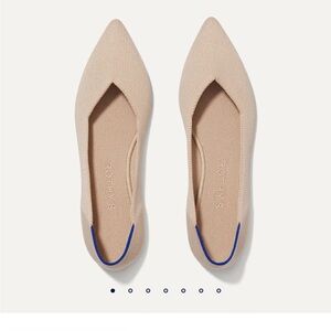 Rothy’s point flats worn one time